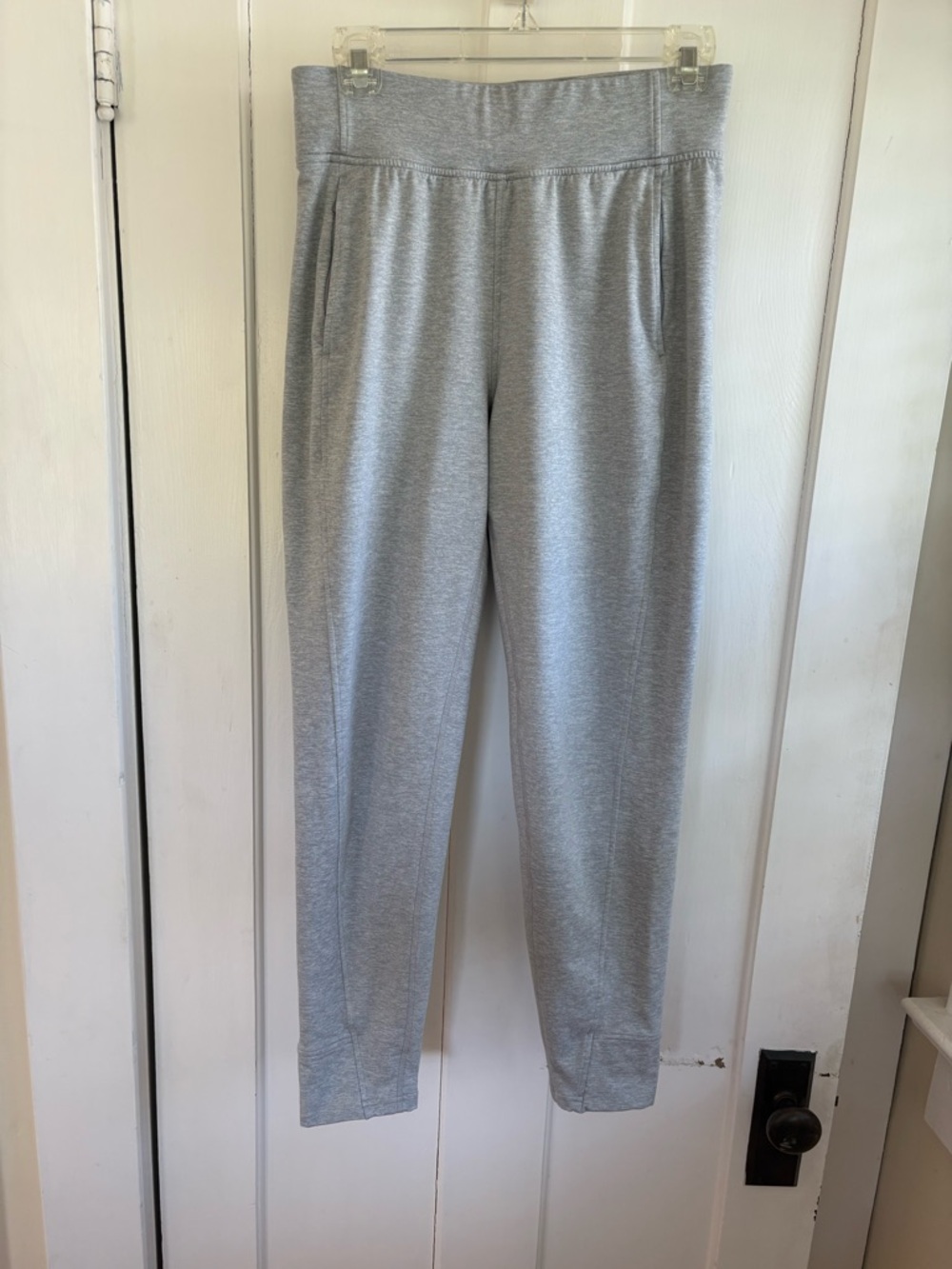 lululemon athletica Light Heather Gray High-Waist Joggers